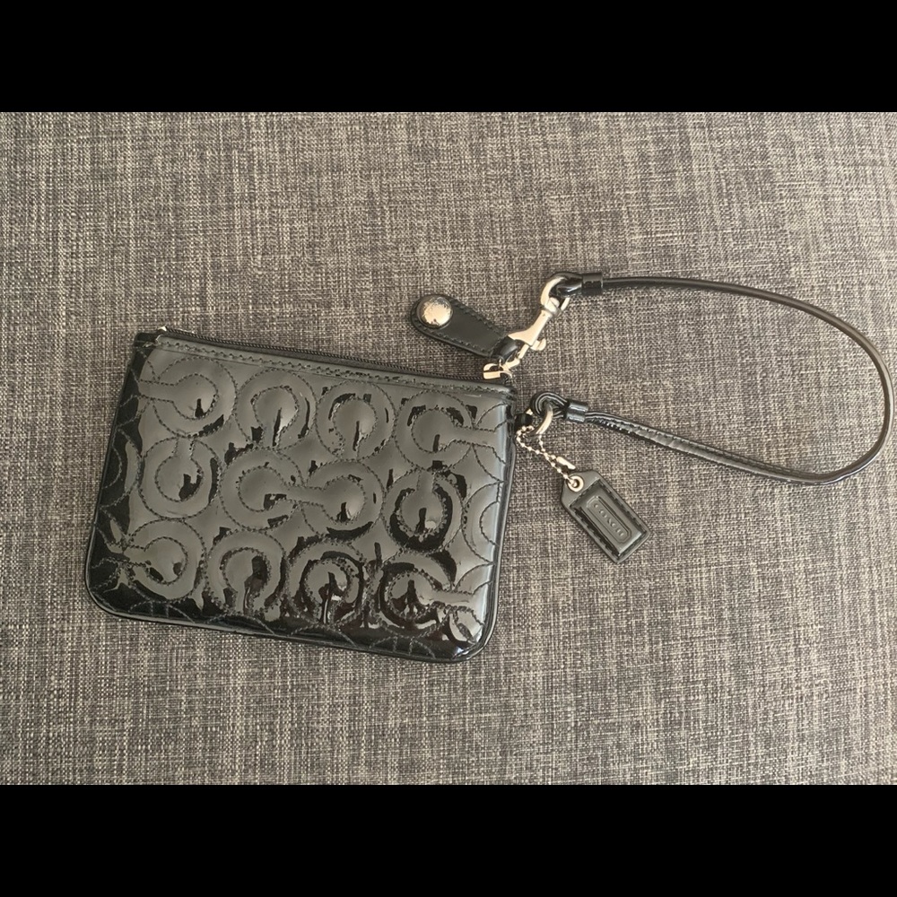 Coach Wristlet- Black